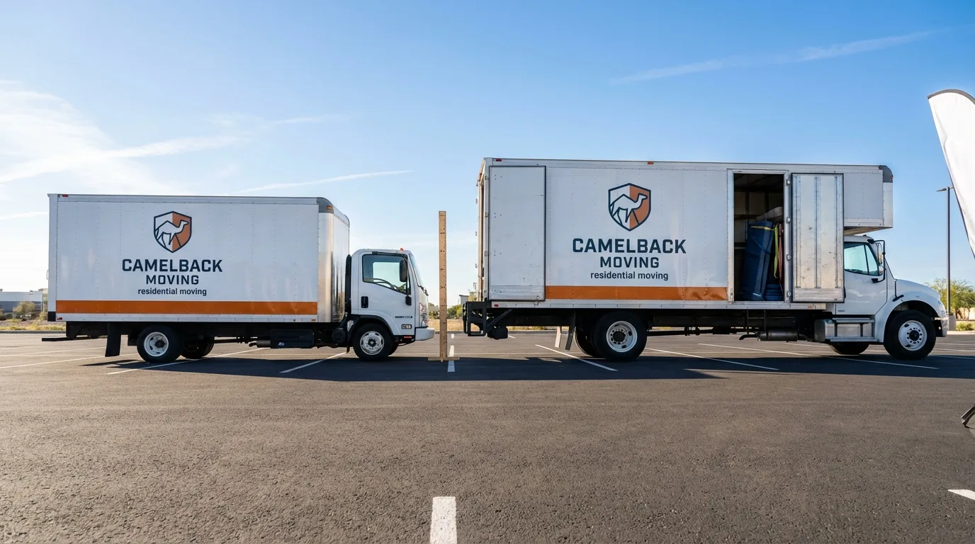 Moving truck size capacity guide in Mount Holly Springs